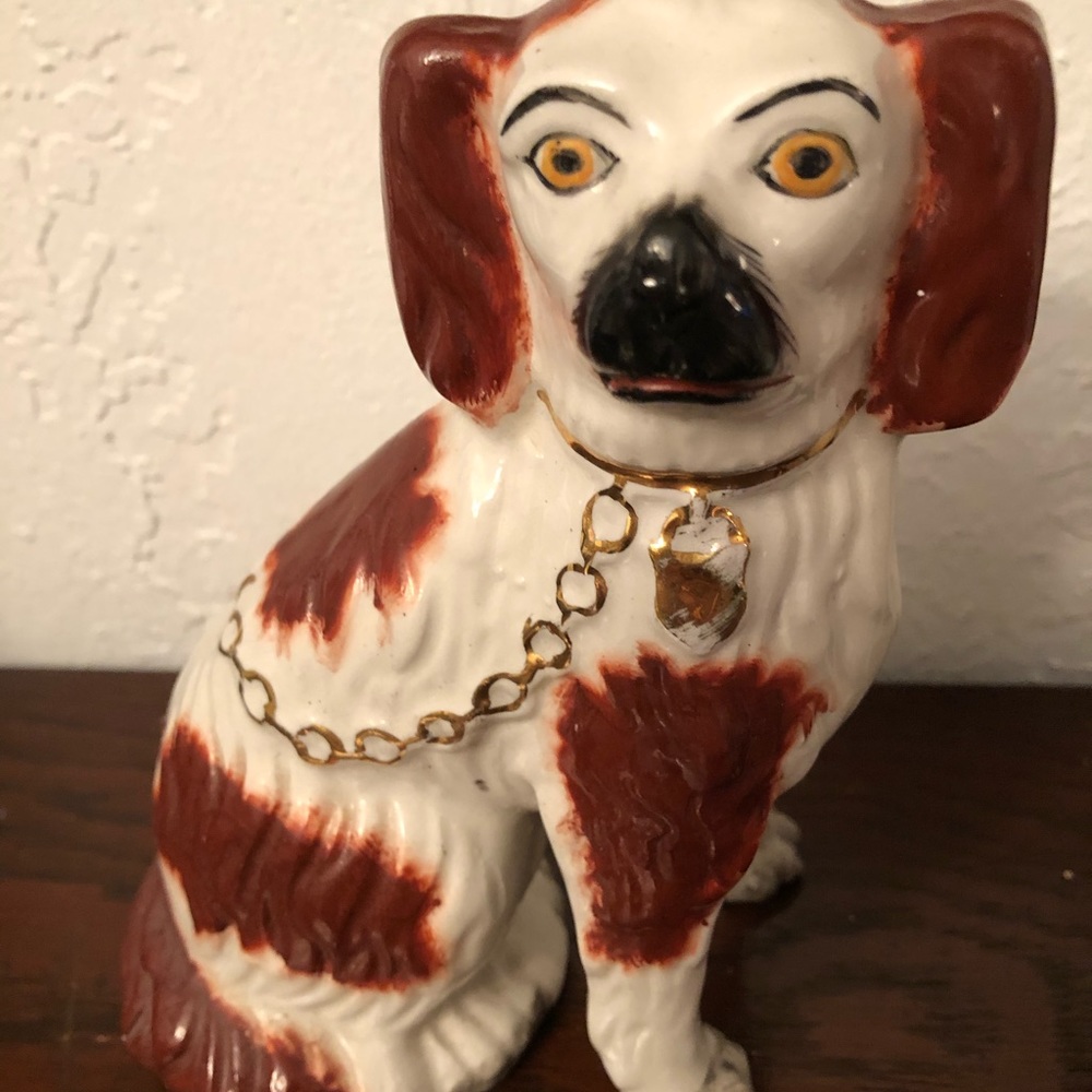 Staffordshire red spaniel dog Antiques - Picture 3 of 8